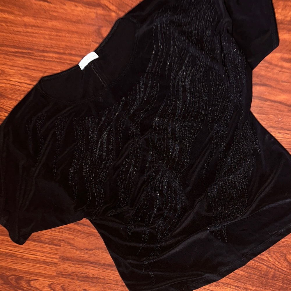 Bleaker & Mcdougal Elegant Black beaded Top